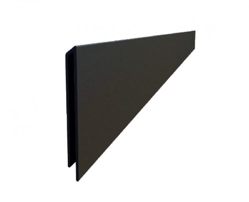 OX RT Magasító toldóelem 1-2 cm emeléshez Antracit RT teraszszegélyhez 40x2000 mm vízvetőhöz