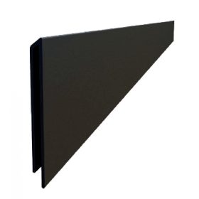   OX RT Magasító toldóelem 1-5 cm emeléshez antracit RT teraszszegélyhez 70x2000 mm vízvetőhöz