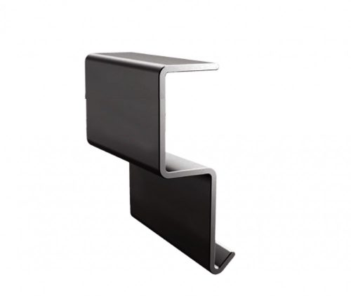 OX RT30 Toldóelem magas teraszszegélyhez Antracit WPC térkő vízvető profil erkély balkon terasz függőfolyosó