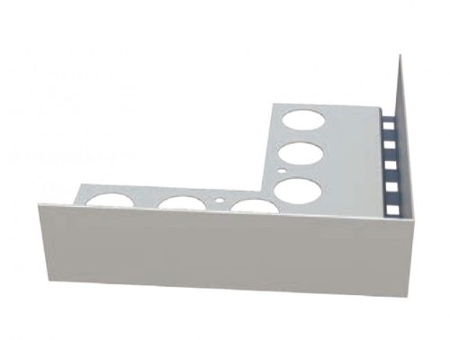 OX RT30 Külső sarokelem magas teraszszegélyhez Szürke 30-70 mm takarás WPC térkő vízvető profil erkély balkon terasz függőfolyosó