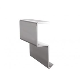   OX RT30 Toldóelem magas teraszszegélyhez Szürke WPC térkő vízvető profil erkély balkon terasz függőfolyosó