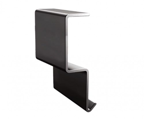 OX RT60 Toldóelem magas teraszszegélyhez antracit WPC térkő vízvető profil erkély balkon terasz függőfolyosó