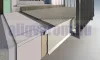 OX Stone és RT erkélyszegélyhez Szürke 100 mm oldalfali magasító takaró lemez 1 szál 2 m teraszprofil balkon élvédő borítás