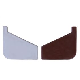   OX Záróelem Drip, Drip Plus és Maxi teraszprofil számára Antracit RAL 7016 A teraszszegély végére illeszthető