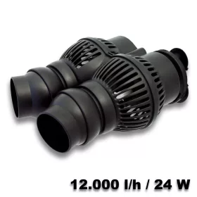   Vízforgató turbina, hullámkeltő akváriumba dupla fejjel 230V 24W 12000 l/h