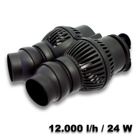   Vízforgató turbina, hullámkeltő akváriumba dupla fejjel 230V 24W 12000 l/h