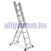 Trepnis multifunkciós csuklós létra pallóval 4,6 méter magas, platfrommal, 4 részes összehajtható, összecsukható, 4x4 létrafok