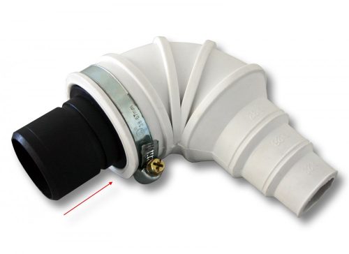 WT visszacsapó szelep 90 fokos rugalmas könyökkel darálós szennyvíz szivattyú WC átemelő pumpa számára