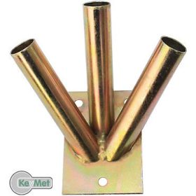   Zászló tartó tripla fali galvanizált, felületkezelt 3 zászló részére zászlótartó falra szerelhető