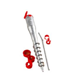   Zászlótartó, antenna tartó,  napernyő tartó, földbe csavarható, acél