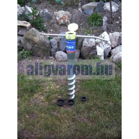   Zászlótartó, antenna tartó,  napernyő tartó, földbe csavarható, acél