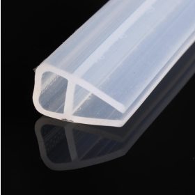   Zuhanykabin üvegajtó vízvető szigetelés 8 mm üvegajtóra élvédő üreges forma 2 méter