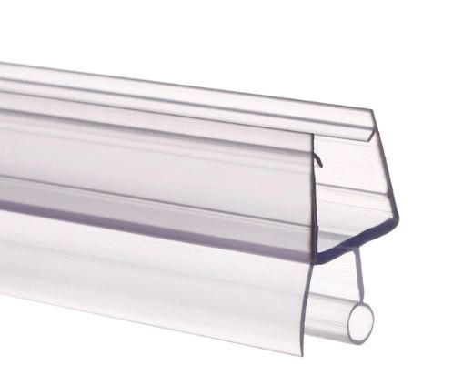 Zuhanykabin üvegajtó vízvető kádparaván szigetelés 2x50 cm hosszú "A" 4-6 mm üvegajtóra élvédő 100 cm 