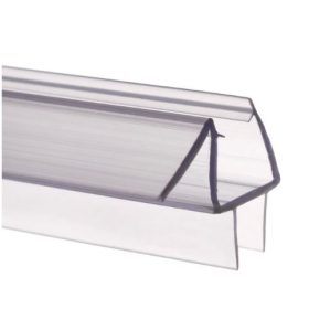   Zuhanykabin üvegajtó vízvető 12 mm kádparaván élvédő 2x50 cm hosszú 100 cm