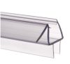 Zuhanykabin üvegajtó vízvető kádparaván szigetelés 2x50 cm hosszú "C" 8 mm üvegajtóra élvédő 100 cm