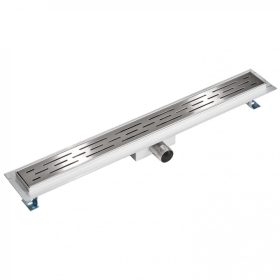   Zuhany összefolyó hosszanti csíkozású zuhanyfolyóka 70 cm rozsdamentes anyagból