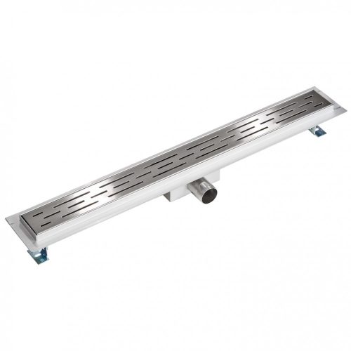 Zuhany összefolyó hosszanti csíkozású zuhanyfolyóka 70 cm rozsdamentes anyagból