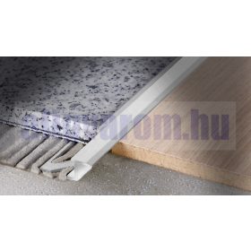 OX Z profil burkolatváltó laminált lap rögzítő 200 cm alumínium ezüst takaró