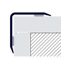 Rozsdamentes sarokléc élvédő