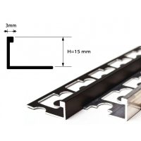 Keskeny szögletes élvédő 15 mm