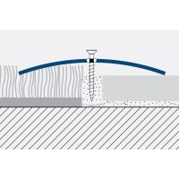 Csavarozható burkolatváltó 40 mm